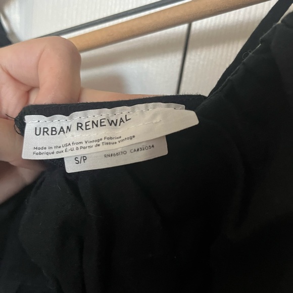 Urban Outfitters black mini dress with tie shoulders size small - Picture 3 of 3